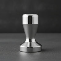 Stainless Steel Coffee Tamper with Flat Base Professional Espresso Tamper Weighted Press Polished for Baristas, Cafes