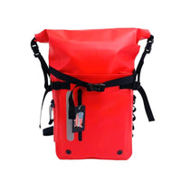 External Fin Pocket Diving Gear Bag Wet Dry Separation Flipper Carrying Backpack Reflective Strip Waterproof Roll Top Backpack for Divers, Swimmers, Boaters, Diving, Snorkeling, Boating, Kayaking