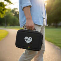 Portable Pressure Monitor Case Safeguarding Pressure Monitor Case with Dividers Hard-Sided Compact for Diabetics