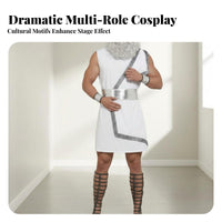 Ancient Lore Ology Cosplay Outfit Stage Performance Wear Greek Deity Costume Ancient Lore Ological Theme Greek God Costume for Actors, Women