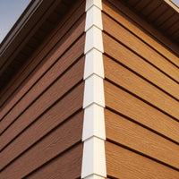 8 Pieces Aluminum Corner Corners with Nails Tapered Siding Corner Corners Hassle Hardware for Homeowners