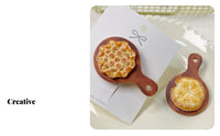 Pizza Hair Accessory Creative Design Food Hair Accessory Simulation Food Hairpin Cute Vision-Catching for Foodies