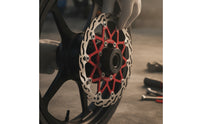 Unattached Disc Brake Rotor Stainless Steel Front Disc Brake Rotor Heat Dissipation for Unpaved Riding