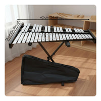 37 note Xylophone Aluminum Bar  Glockenspiel Clear Crisp Tone Percussion Bell  for Beginners, Music Education, Classroom, Performance