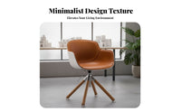 Adjustable Height rotating Mesh Chair Minimalist Design Office Furniture Support Thick Padded Seat for Home Users, Remote Workers, Students, Study Room, Bedroom, Reception Area