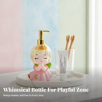 Crown Detail Princess Pump Bottle Rounded Shape Bathroom Item