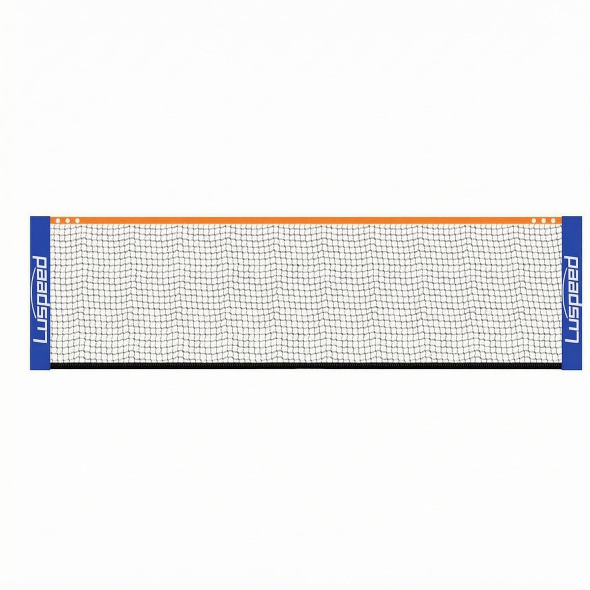 Blue Side Sleeves Portable Sports Net 0.76 M Tall Mesh Sports Net Black and Orange