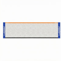 Blue Side Sleeves Portable Sports Net 0.76 M Tall Mesh Sports Net Black and Orange
