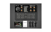 Bluetooth Wireless Accompaniment Live Stream Sound Card Noise Reduction Voice Changer Mixer Multi-Channel Control Karaoke Audio Mixer Compatible with Multiple Devices for Streamers, Singers, Podcasters, Recording, Gaming