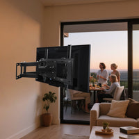 Heavy Duty Tilting TV Bracket Reduces Glare Tilting TV Wall Bracket Easy Installation Home Hardware Cold-Rolled Steel Construction for Exhibition Hall