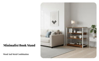 Four-Tier Exposed-Shelf Shelving Single-Tier Space-Saving Design Four-Tier Utilitarian Shelving Single-Tier Versatile Storage Single-Tier