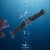 Scuba BCD Chest Strap Removable Scuba Chest Buckle Adjustable 1 Inch Strap Material Buckle Set for Divers, Underwater Sports