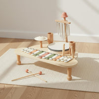 Educational Music Toy Early Learning Wooden Xylophone Set Cognitive Development Wooden Percussion Toy for Nursery