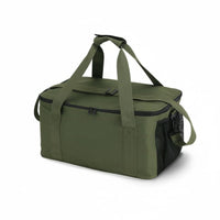 Waterproof Camping Cookware Organizer Oxford Cloth Camping Equipment Bag Mesh Pocket Cookware Storage Bag Zippered