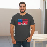 July 4th 1776 Shirt Material Independence Day T-Shirt Machine Washable Independence Day Tee