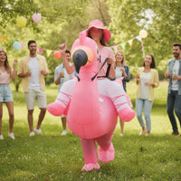 Inflatable Flamingo Costume Novelty Apparel Funny for Halloween