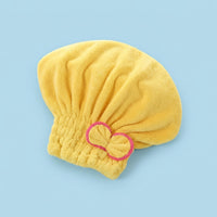 Hair Towel Wrap for Women with Quick Dry Coral Fleece, Absorbent Head for After Shower, Lightweight Bow Knot Design
