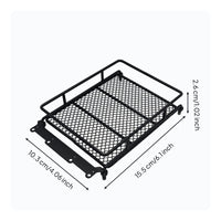 RC Roof Rack with Mesh Surface Solid Accessory for Scale Model Upgrades