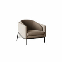 Light Luxury design Upholstered Armchair Comfortable Seat Upholstered Tub Chair Modern Design Seating Furniture long-lasting Frame for Interior Designers, Business Owners, Hotel Lobby, Reception Area, Living Room, Bedroom