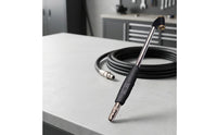 Heavy Duty twinHead Air Chuck Non-Slip Air Inflation Rod with Rubber Grip Extended Reach Inflation Rod Universal for Mechanics