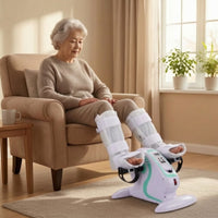 Electric Rehabilitation Pedal Exerciser Seated Electrically Powered Pedal Exerciser Compact for Seniors