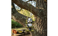 Long-Lasting Resin Climbing Creature Figurine Weather Resistant Creature Rope Ladder Decor Detailed Craftsmanship Wall Sculpture Creative Design for Garden, Outdoor, Balcony, Patio