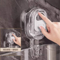 Waterproof Suction Cup Shower Holder Strong Load-Bearing Wall Mounted Bathroom Shelf Large Capacity for Renters, Dorm Room, RV, Kitchen