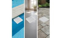 Open-Grid Pool Floor Drain Cover Rigid Square Main Drainer Long-Lasting for Spa