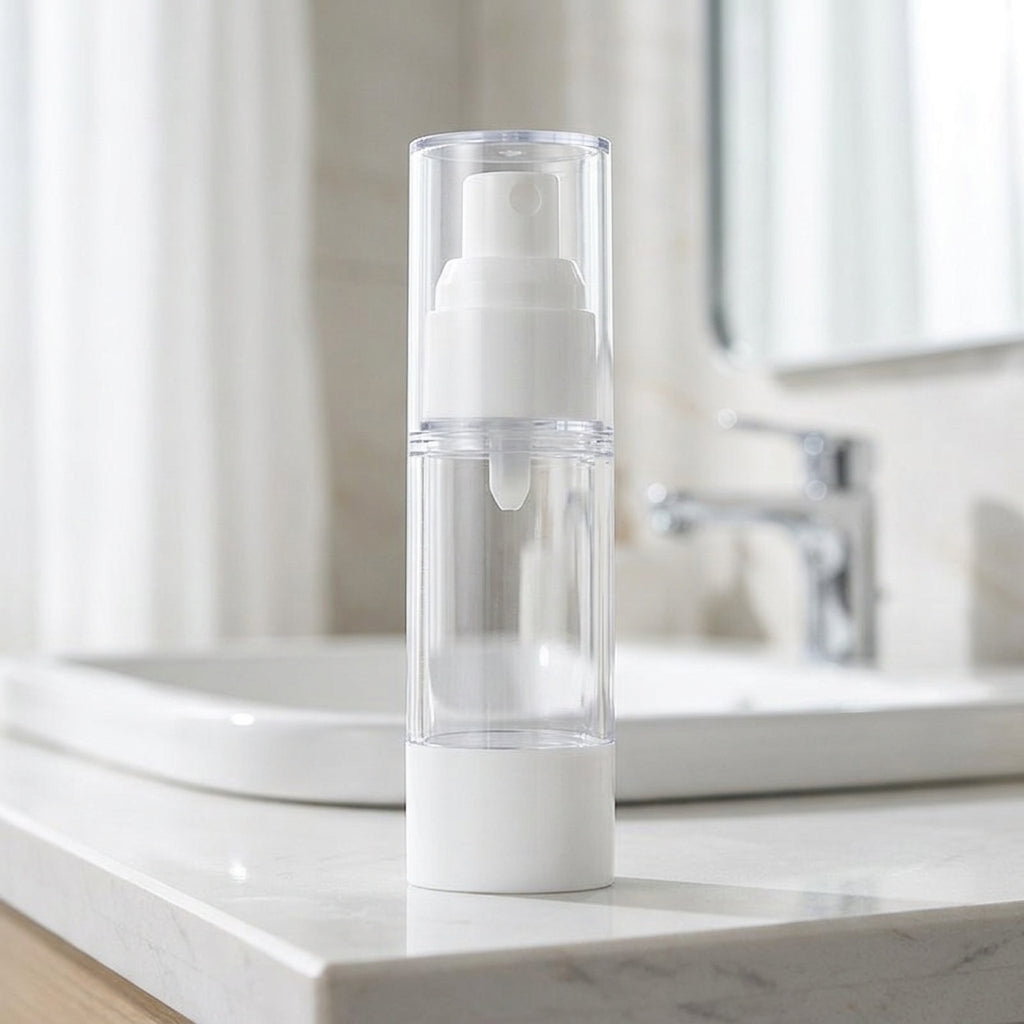 Spray Bottles for Essential Oil and Make Up, Durable AS Vacuum Press Pump Bottle, Portable Travel Bottles for Fine Mist, Mini Empty Spray Bottle
