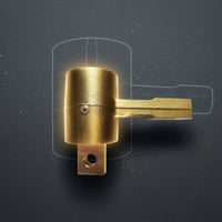 Rotating Ground Clamp Head Copper Alloy Metal-Joining Ground Clamp Head Secure Connection for Welders