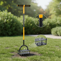 Step Lawn Aerator Foot Press Design Manual Lawn Aerator Improves Drainage Garden Tool for Yard