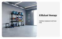 Space-Saving Fitness Ball Storage Rack Stable Base Multi-Tier Ball Holder Heavy-Duty Non-Slip for Fitness Professionals