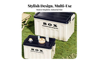 Utilitarian Design Storage Box Large Capacity Car Trunk Organizer Camping Storage Bin Portable Stackable Organizer Crate