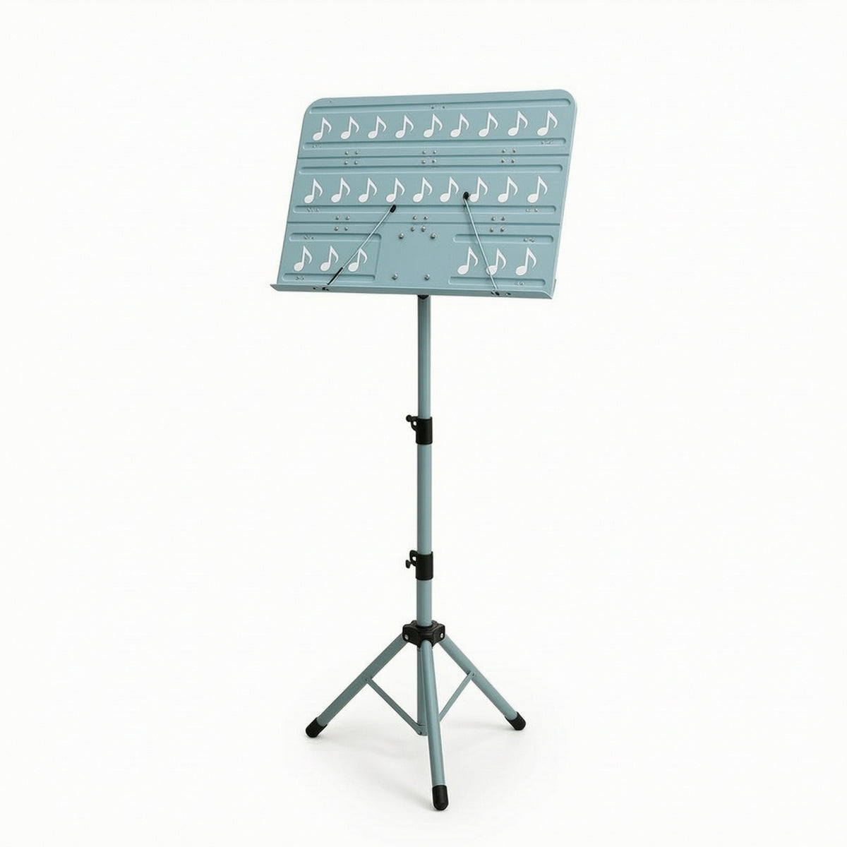 Foldable Sheet Music Stand Height-Adjustable Folding Music Stand Portable Telescoping for Conductors