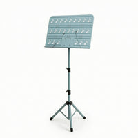 Foldable Sheet Music Stand Height-Adjustable Folding Music Stand Portable Telescoping for Conductors
