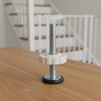 Pet and Child Gate Replacement Hardware Kit Spare Spindle Rod with Adjustable Wheel Wall Mounting Gate Adapter Bolt for Parents, Pet Owners