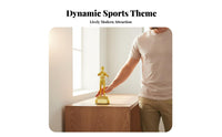 Gold Plated Soccer Referee Award Exquisite Craftsmanship Soccer Award Collectible for Sports Coaches, Teams, Office Decoration, Home Decor