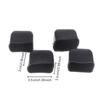 4 Pieces Crossbar End Flexible Cap Rubber End Protectors Pliable Accessories for Luggage Rack