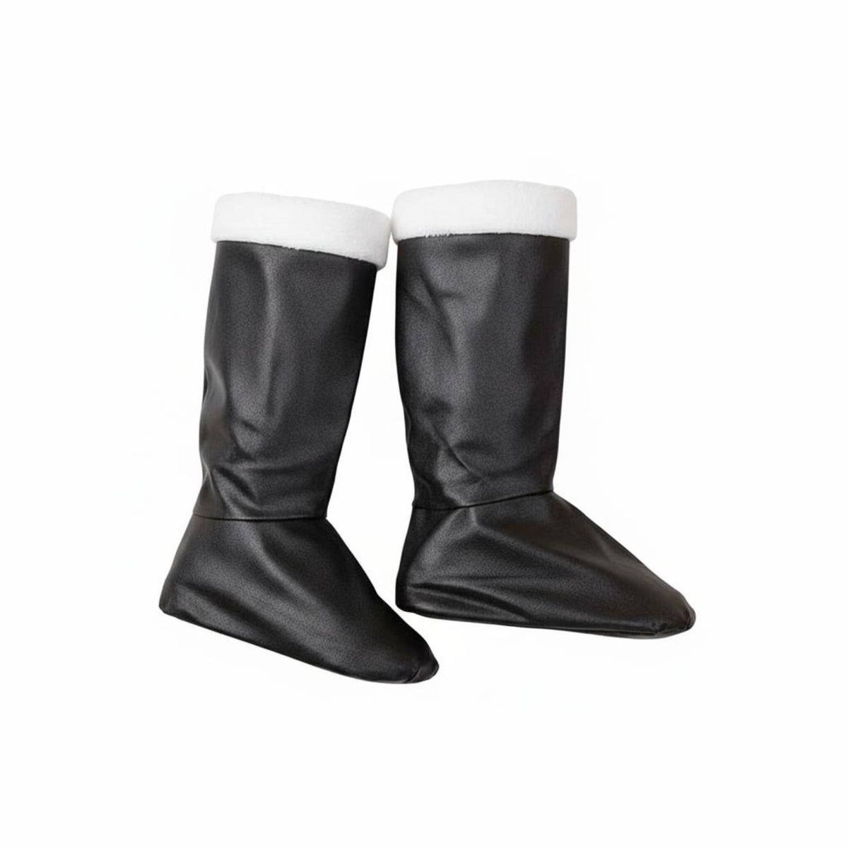 Christmas Santa Boot Toppers Timeless Black Look for Celebrations