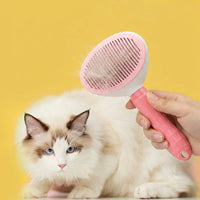 Nail Clippers and Self Cleaning Cat Brush for Hair Removal, Professional Cat Nail Clippers and Dog Nail Clippers, 3 Piece Pet Hair Removal Set