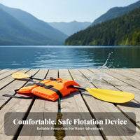 Flotation Vest Waterproof Grown-up Flotation Vest Individual Flotation Device High Visibility Aquatic Activities Safety Vest