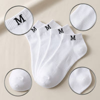 Men's 7A Antibacterial Anti-odor Ankle Socks Summer Thin Business Sports Boat Socks Multi-pack