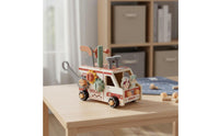 Hands-on Play Wooden Screw Truck Fine Movement Skills Disassembly Car Toy Hand-Eye Coordination for Children, Preschoolers