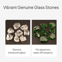 Aquarium glass crystals decor