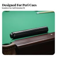 Carbon Fiber Cue Extension Extended Reach Carbon Fiber Cue Extender Billiard Stick Extender High-End Design for Tournaments, Bar