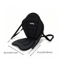 Adjustable Kayak Seat Molded Kayak Seat with Backrest Waterproof Detachable for Kayakers, Paddlers