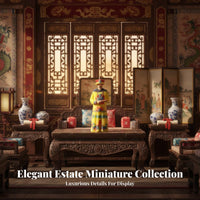 1/64 Scale Emperor Figure Full Color Chinese Royalty Figurine Collectible Ancient Chinese Empress Miniature for Hobbyists, Dioramas