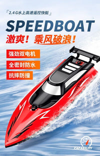 Nobaman Remote Control Boat High-Speed Dual Motor Toy