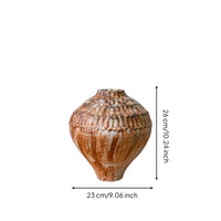 Rustic Minimalist Vase Centerpiece Vintage Flower Vase Stable Home Decor for Entryway