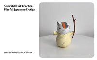 Collectible Cat Figure Comes with Display Box Mini Kitty Character Model Cute Design Mini Calico Cat Figure for Teens, Adults, Home Decor, Office